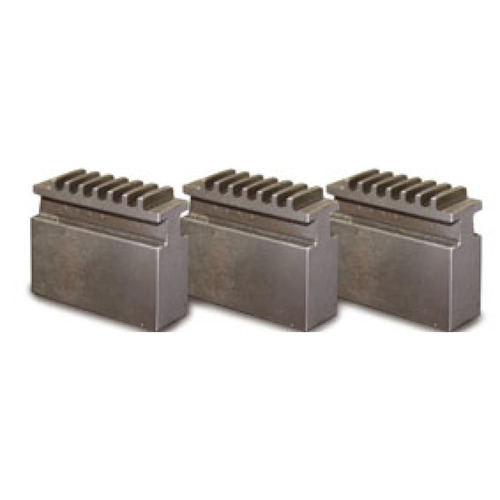 Zestaw szczęk blokowych miękkich Optimum do uchwytu tokarskiego trójszczękowego Ø 315 mm Camlock DIN ISO 702-2 nr 8 1