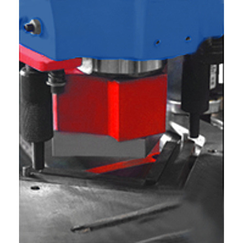 Zestaw noży V 100 x 100 mm do stacji nacinania wraz z uchwytami i stołem Metallkraft do HPS 115DS 1
