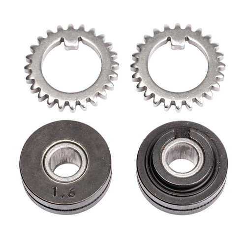 Para rolek podających z kołem łańcuchowym do drutu rurowego Schweisskraft 1,6 mm 1