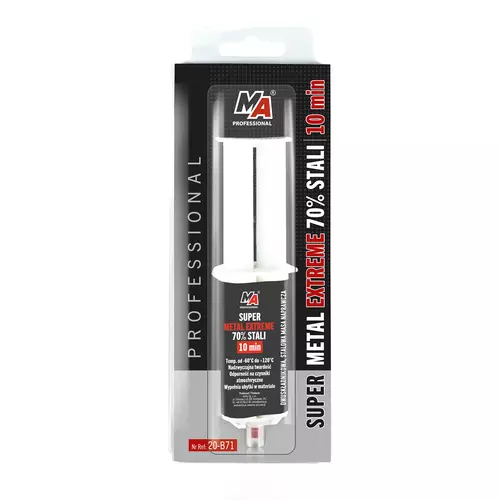 MA PROFESSIONAL - Super Metal 70% Stali 25ml / 67g strzykawka 1