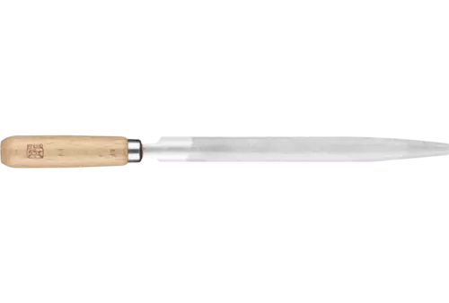 Pilnik kluczykowy z uchwytem półokrągły 100 mm nacięcie 2 do lekkich, precyzyjnych prac 1