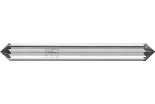 Trzpień frezarski ze stopów twardych kształt stożkowy KSK 90° Ø 06 × 03 mm trzpień Ø 6 mm Z3 uniwersalne średnie 1