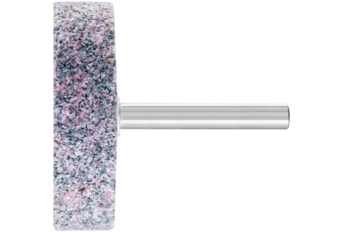 Ściernica trzpieniowa CAST walcowa Ø 50 × 13 mm trzpień Ø 6 mm A30 do żeliwa szarego i sferoidalnego 1