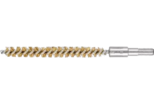 Szczotka wewnętrzna niepleciona IBU Ø8 × 80 mm M6 drut mosiężny Ø0,15 1