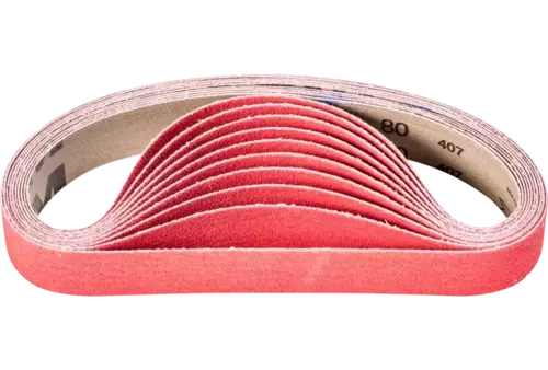 Taśma ścierna z ziarnem ceramicznym BA 30 × 533 mm CO-COOL80 do szlifowania stali nierdzewnej szlifierką taśmową do... 1