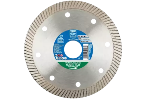 Diamentowa ściernica do przecinania DG FL 125 × 1,4 × 22,23 mm SG do cięcia glazury, wysoka jakość cięcia 1