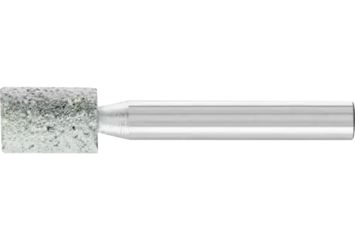 Ściernica trzpieniowa ALU walcowa Ø10 × 13 mm trzpień Ø6 mm SiC80 do aluminium 1