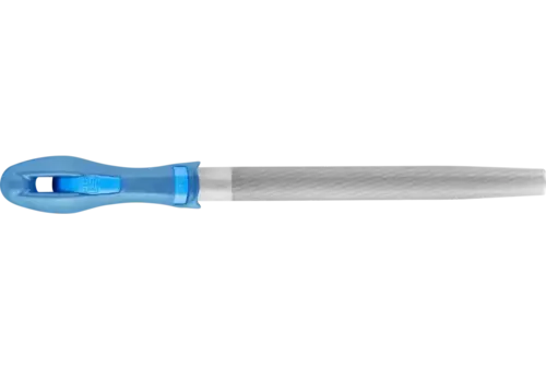 Pilnik warsztatowy z uchwytem półokrągły zbieżny 200 mm nacięcie 3 do obróbki precyzyjnej, wygładzania 1