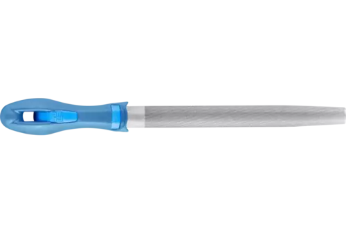 Pilnik warsztatowy z uchwytem półokrągły zbieżny 250 mm nacięcie 3 do obróbki precyzyjnej, wygładzania 1