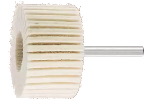 Twarde filcowe ściernice lamelowe FLS Ø 50 × 30 mm trzpień Ø 6 mm do uniwersalnych prac polerskich 1
