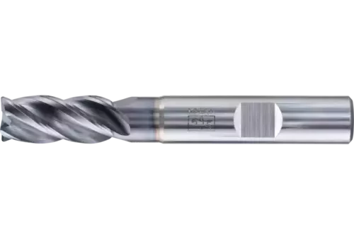 Frez kątowy pełnowęglikowy długi, 4 cięcia, Ø 10 mm, trzonek TiAlN HB, promień 0,5 mm, linia uniwersalna 1