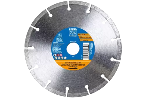 Diamentowa ściernica do przecinania DS 178 × 2,0 × 22,23 mm PSF do szybkiego cięcia kamienia i betonu 1