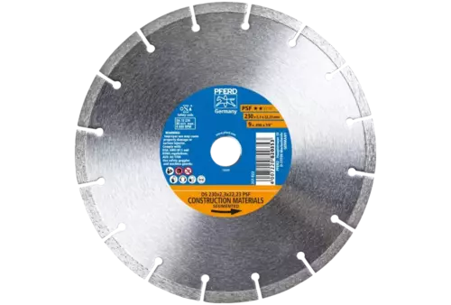 Diamentowa ściernica do przecinania DS 230 × 2,3 × 22,23 mm PSF do szybkiego cięcia kamienia i betonu 1