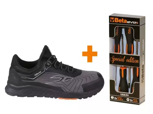 Półbuty robocze z mikrofibry 7356G/44/EVOX + komplet wkrętaków 1203E/D4 GRATIS! 1