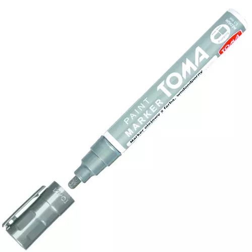 Marker olejowy 440 SREBRNY TOMA 1