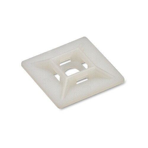 Uchwyt montażowy przyklejany, dwutorowy, do opasek kablowych do 3,6mm, op. 10 sztuk model BM B0901 1