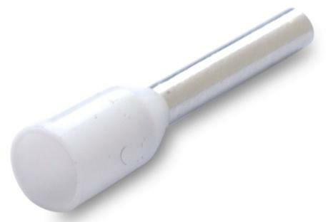 Końcówka tulejkowa izolowana, 0.75/8, 0.75 mm2, biała, opakowanie 50 sztuk model bm00502 1