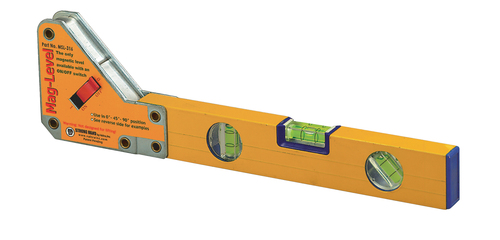 Poziomnica magnetyczna z włącznikiem 100x406x25 mm 1