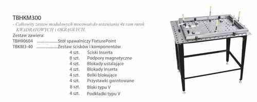 Stół spaw. FixturePoint i zestaw do rur i profili 1