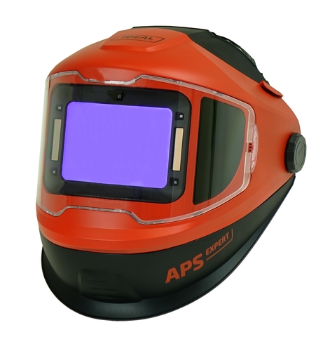 Przyłbica APS Expert P31 FS1 BLACK+RED 1