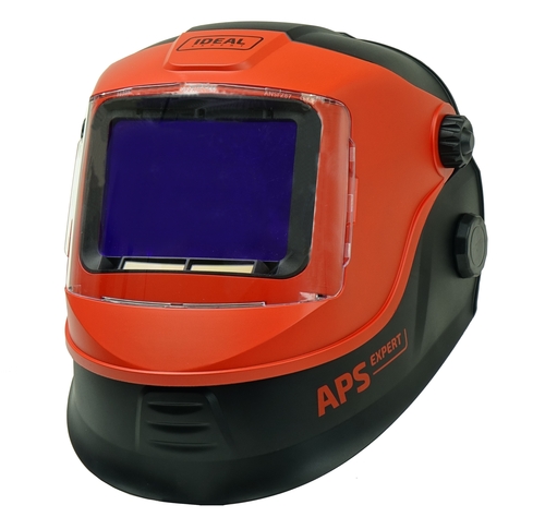 Przyłbica APS Expert P33 RC2 F1 BLACK+RED 1