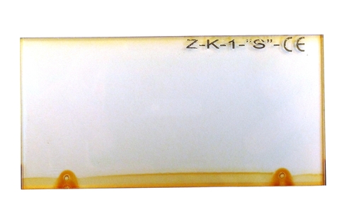 Szkło 50x100 przeciwodpryskowe żółte 1