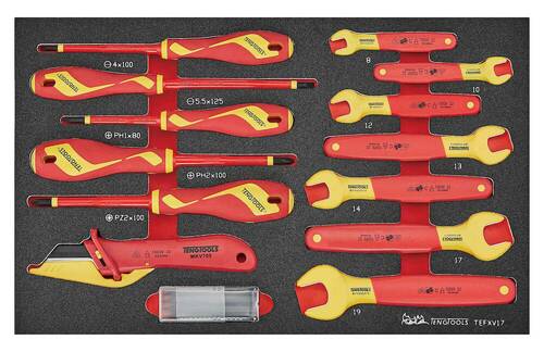 Zestaw narzędzi VDE 1000V Teng Tools TEFXV17 1