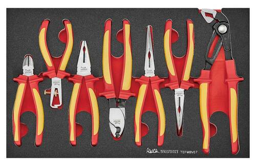 Zestaw szczypiec VDE 1000V Teng Tools TEFMBV07 1