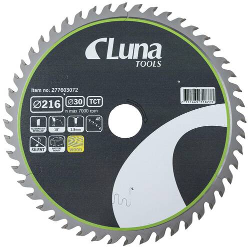 Piła tarczowa Luna Extra Thin 216x30 Z48 1