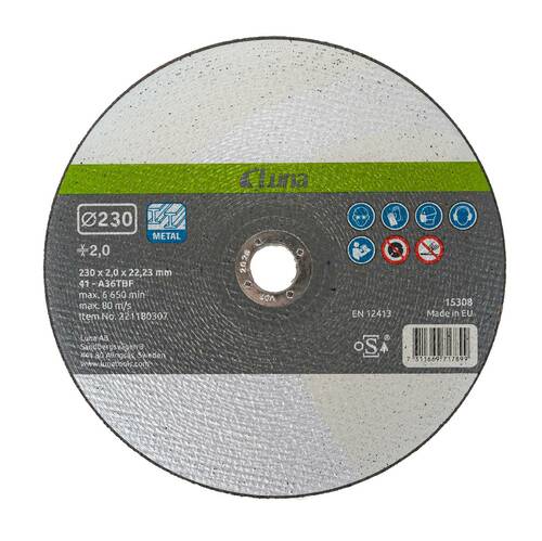 Tarcza do cięcia metalu 230x2,0 mm 1