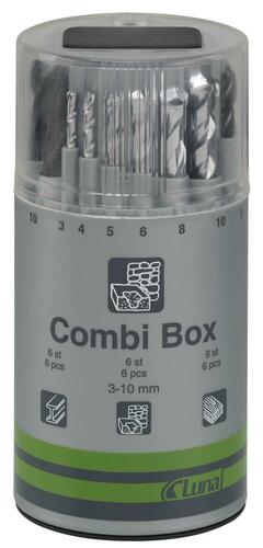 Zestaw wierteł 3-10mm COMBI-BOX (18 szt) 1