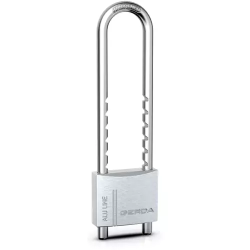 Aluminiowa kłódka z regulowanym pałąkiem od 59-149 mm S50H59-149 ALU LINE KAP GERDA 1