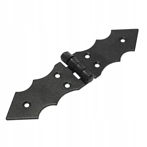 Zawias budowlany ozdobny 150x35 czarny 1