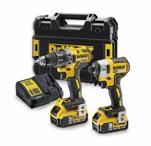 Zestaw 2 elektronarzędzi 18V 2x5,0Ah TStak DeWalt DCK268P2T 1