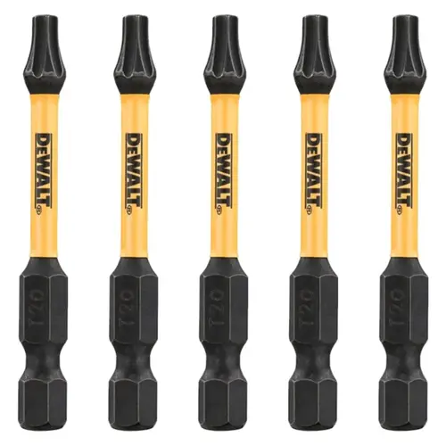 Zestaw 5szt. końcówek udarowych TX20/57mm, EXTREME Impact Torsion, DeWALT DT7395T 1