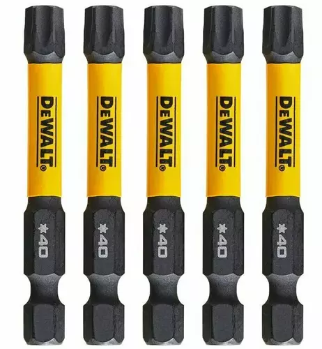 Zestaw 5 szt. końcówek udarowych TX25/57mm, EXTREME Impact Torsion DeWALT DT7396T 1