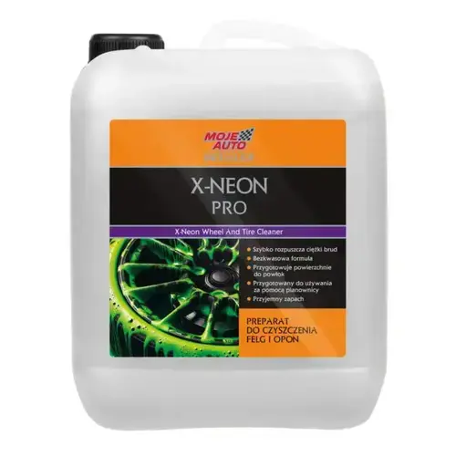 Preparat do czyszczenia felg i opon Moje Auto Detailer X-Neon Pro 5L 1