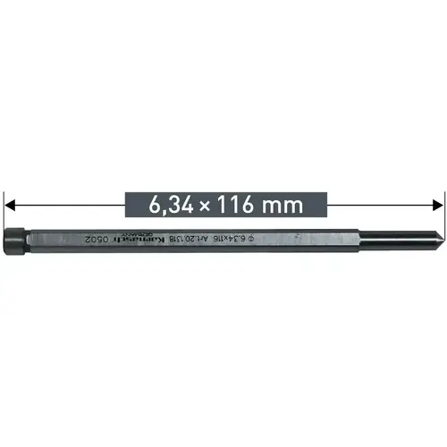 Pilot 6,34x116 do wierteł gold40+adapter 1