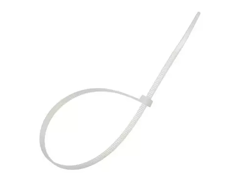 Opaska zaciskowa 4.8x450mm biała 100szt 1