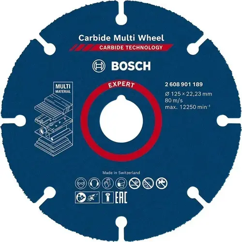 Tarcza do cięcia HM uniwersalna ø125x1mm BOSCH  1