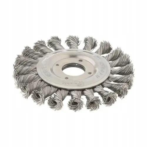 Szczotka druciana tarczowa splatana stalowa ø125x0,5x13mm otwór 22,2mm OSBORN 1