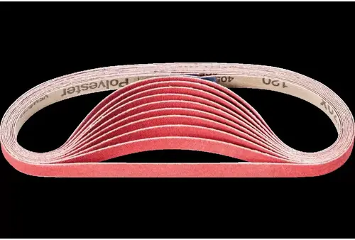 Taśma ścierna z ziarnem ceramicznym BA 12 × 520 mm CO-COOL120 do szlifowania stali nierdzewnej szlifierką taśmową 1