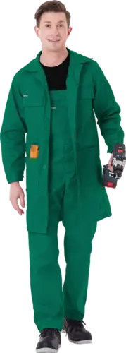 Fartuch ochronny MASTER męski ZIELONY M 1