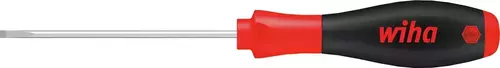 Wkrętak płaski z trzonem okrągłym do głęboko położonych śrub 2.5x0.4x75mm SoftFinish Wiha 1