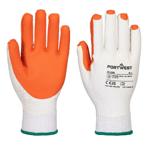 Rekawica Tough Grip, kolor żółty/pomarańcz, rozmiar L 1