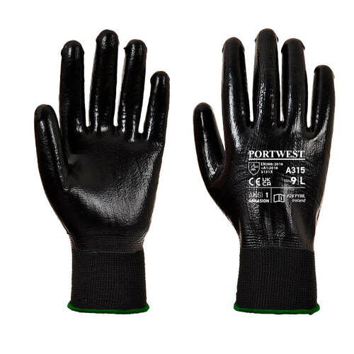 Rękawica All-Flex Grip powlekana Nitrylem, kolor czarny, rozmiar S 1