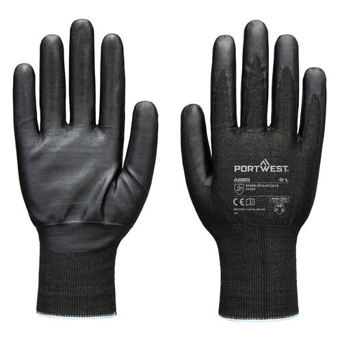 Rękawice antyprzecięciowe F21 Nitrile Tungsten Glove A9, kolor czarny, rozmiar S 1