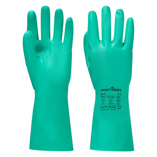Rękawica chemiczna Nitrosafe Plus, kolor zielony, rozmiar XL 1