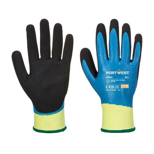 Rękawica antyprzecięciowa Aqua Cut Pro, kolor niebieski/czarny, rozmiar XXL 1
