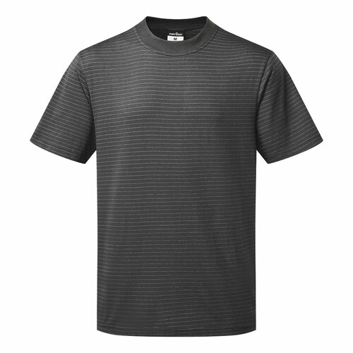 T-shirt antyelektrostatyczny ESD, kolor szary, rozmiar XL 1